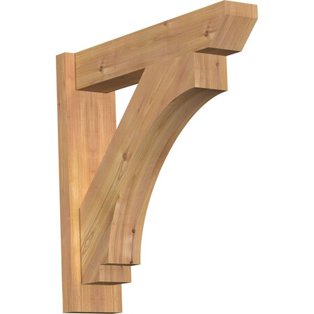 Ekena Millwork Imperial Slat Smooth Outlooker, Western Red Cedar, 5 1/2"W x 24"D x 24"H OUT06X24X24IMP06SWR